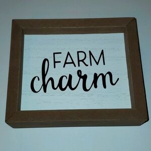 Farm Charm Sign